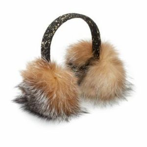 Fox fur earmuffs!